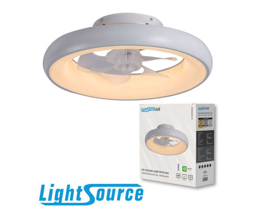 Afbeeldingen van LIGHTSOURCE AIR Plafondventilator met LED