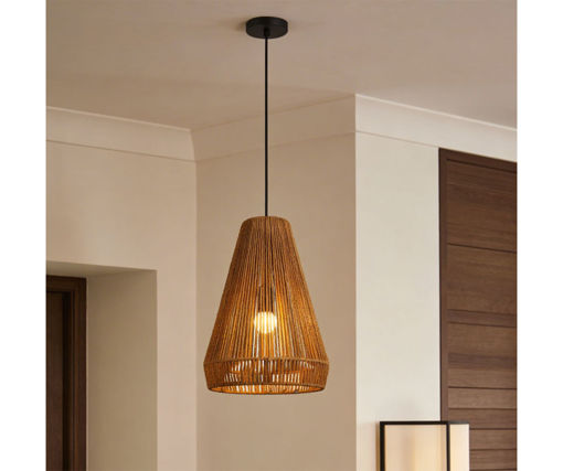 Afbeeldingen van HOME DELIGHT Rotan Hanglamp